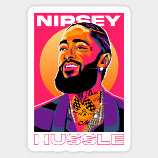 Nipsey Hussle Fanart Sticker